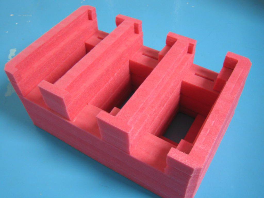 紅色珍珠棉型材電子配件包裝